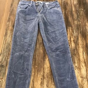 OAT Blue Corduroy Mid-rise Skinny